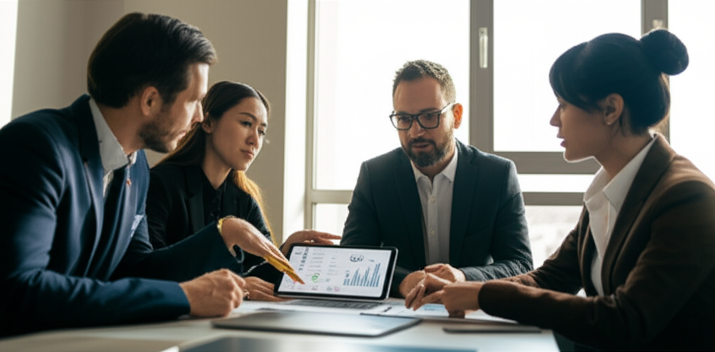 GLA consulting team collaborating with partners