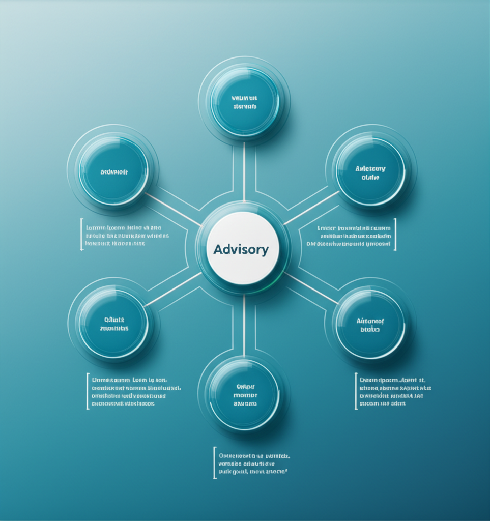 Advisory session with clients reviewing loan options
